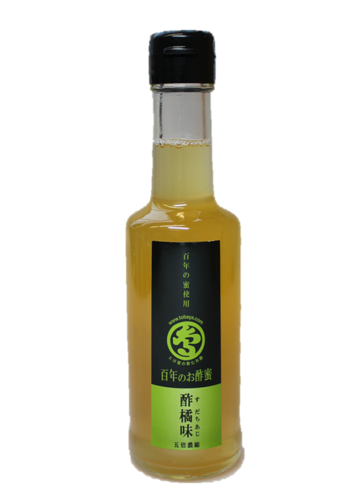 Rice vinegar with sudachi and agave syrup