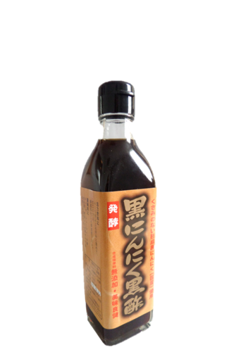 Japanse azijn met zwarte knoflook