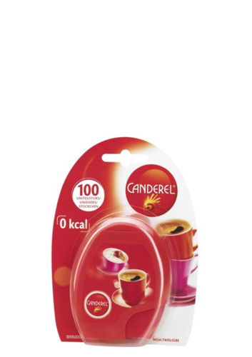 Canderel bag dispenser with 100 sweetener tabs