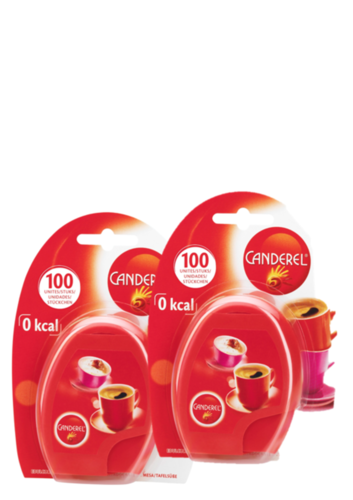 Double Pack Canderel Bag Dispenser with 2 x 100 Sweetener Tabs
