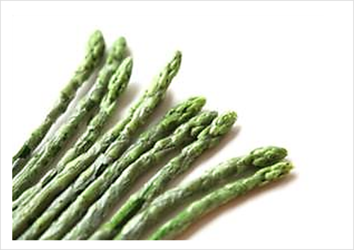 Grøn asparges frysetørret