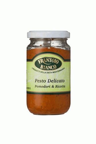 Pesto delicato Pomodori secchi - gedroogde tomaten + ricotta