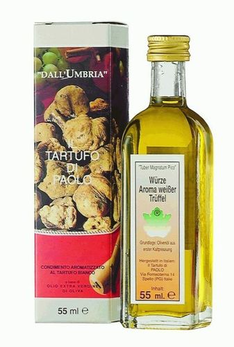 Aromatiseret, hvid trøffel med olivenolie