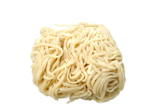 Ramen noodles thick, wave