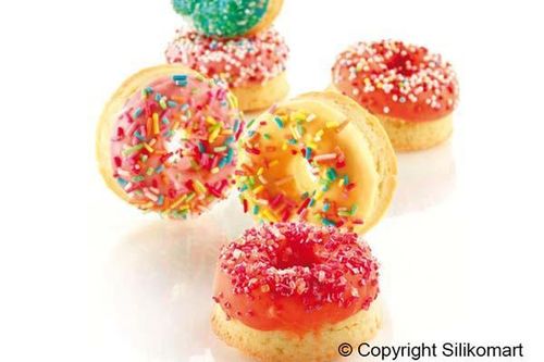 Silikonform Mini-Donuts