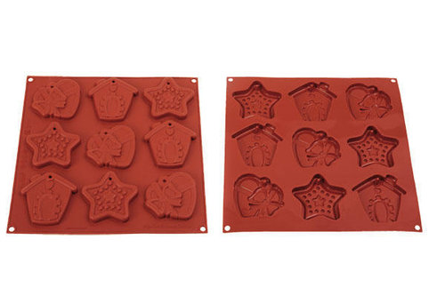 Silicone mould CHRISTMAS COOKIES B