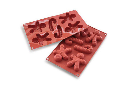 Silicone mould GINGERBREADMAN