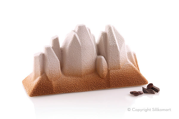 Silicone vorm drie toppen bergen groot