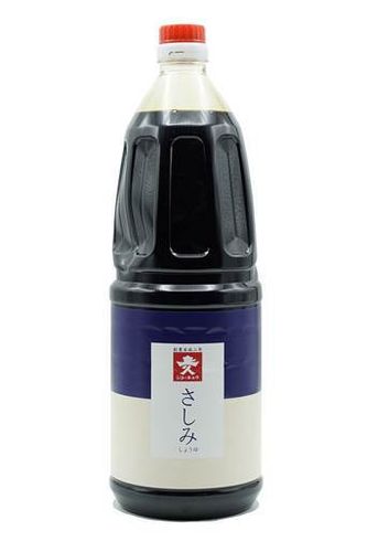 Sashimi soy sauce, matured for 2 years