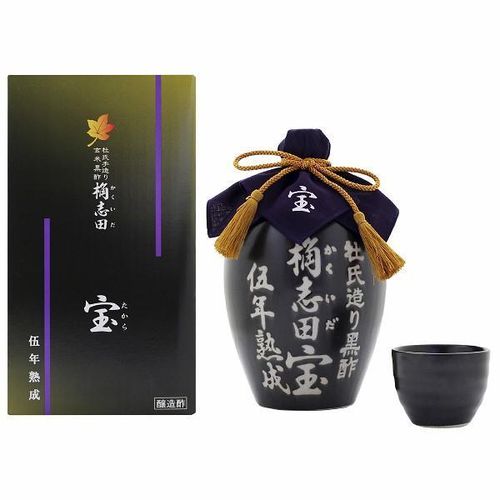 Black rice vinegar matured for 5 years in porcelain